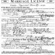 Powell Palmer and Lucy Jane Cox Massie Marriage Certificate